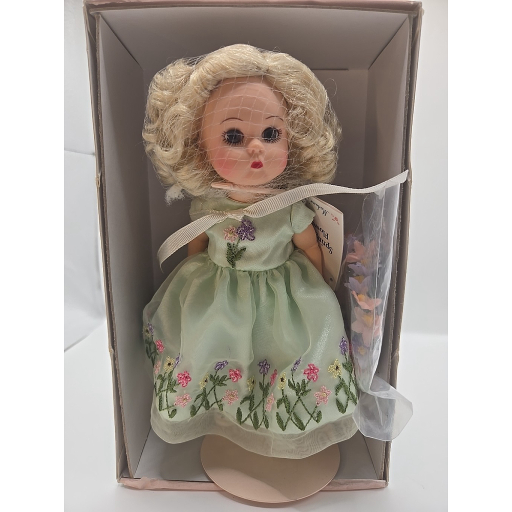 2002 Madame Alexander Doll Spring Garden Flower Girl 34390 8" Box, Tag, Card